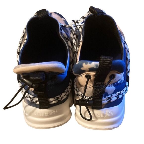 NWOT LIMITED EDITION RARE Martell John Geiger 002 Blue Swift Cloud Camo Sneakers - Picture 4 of 11